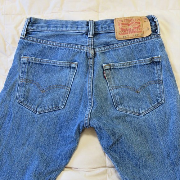 Levi's 501 Jeans W29 L32 Button Fly - Picture 1 of 6